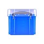 Really Useful Box 3 Quart Storage Box, Latching Lid, Plastic, Transparent Blue (3TB)~#|#~sp322753197_sc7