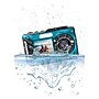 MINOLTA 48 Megapixels Digital Point & Shoot Camera, Blue (MN60WP-BL)~#|#~sp322817091_sc7