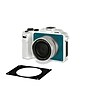 MINOLTA 56 Megapixels Digital Point & Shoot Camera, White w/ Teal Faceplate (MND65-WK-TL)~#|#~sp322817243_sc7