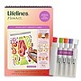 Lifelines FlowArt: Pogo-Dot Groovy Vibes Coloring Book, 20 Pages (LL-16-3152)~#|#~sp322892029_sc7