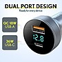 Overtime 4-Piece Charging Kit, 65W GaN3 Wall Charger, 54W Dual-Port Car Charger, Two 6 ft. 60W USB-C Cables (OCTW27A40BD1)~#|#~sp323285010_sc7