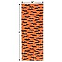 Beistle Halloween Bat Plastic Fringe Curtains, Black/Orange, 2/Pack (00575)~#|#~sp323286212_sc7