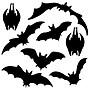 Beistle Halloween Bat Silhouette Clings, Black, 6/Pack (00483)~#|#~sp323286277_sc7