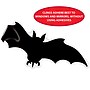 Beistle Halloween Bat Silhouette Clings, Black, 6/Pack (00483)~#|#~sp323286281_sc7