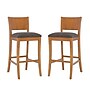 Linon Home Decor Products Talabis Barstool, Brown, 2-Pieces (AC144BRN02ASU)~#|#~sp323287970_sc7