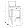 Linon Home Decor Products Talabis Barstool, Brown, 2-Pieces (AC144BRN02ASU)~#|#~sp323287975_sc7