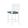 Linon Home Decor Products Flynn Counter Stool, White/Gray, 2-Pieces (AC1600WHT02ASU)~#|#~sp323287990_sc7