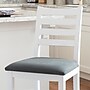 Linon Home Decor Products Flynn Counter Stool, White/Gray, 2-Pieces (AC1600WHT02ASU)~#|#~sp323287991_sc7