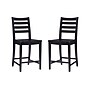 Linon Home Decor Products Flynn Counter Stool, Black, 2-Pieces (AC160BLK02ASU)~#|#~sp323287995_sc7