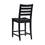 Linon Home Decor Products Flynn Counter Stool, Black, 2-Pieces (AC160BLK02ASU)~#|#~sp323287997_sc7