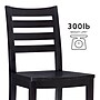 Linon Home Decor Products Flynn Counter Stool, Black, 2-Pieces (AC160BLK02ASU)~#|#~sp323288001_sc7