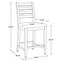 Linon Home Decor Products Flynn Counter Stool, White, 2-Pieces (AC160WHT02ASU)~#|#~sp323288063_sc7