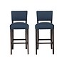 Linon Home Decor Products Koda Barstool, Blue, 2-Pieces (AC1825BLU02ASU)~#|#~sp323288077_sc7