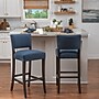 Linon Home Decor Products Koda Barstool, Blue, 2-Pieces (AC1825BLU02ASU)~#|#~sp323288080_sc7