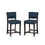 Linon Home Decor Products Koda Counter Stool, Blue, 2-Pieces (AC1826BLU02ASU)~#|#~sp323288083_sc7