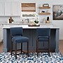 Linon Home Decor Products Koda Counter Stool, Blue, 2-Pieces (AC1826BLU02ASU)~#|#~sp323288087_sc7