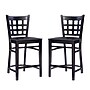 Linon Home Decor Products Lola Counter Stool, Black, 2-Pieces (AC205BLKW02ASU)~#|#~sp323288112_sc7