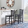 Linon Home Decor Products Lola Counter Stool, Black, 2-Pieces (AC205BLKW02ASU)~#|#~sp323288116_sc7