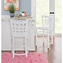 Linon Home Decor Products Lola Counter Stool, White, 2/Set (AC204WHT02ASU)~#|#~sp323288124_sc7