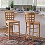 Linon Home Decor Products Lola Counter Stool, Natural, 2-Pieces (AC205NATW02ASU)~#|#~sp323288134_sc7