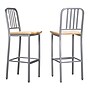 Linon Home Decor Products Frazier Barstool, Silver, 2-Pieces (ACMB6000-02)~#|#~sp323288138_sc7