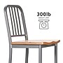 Linon Home Decor Products Frazier Barstool, Silver, 2-Pieces (ACMB6000-02)~#|#~sp323288145_sc7