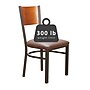 Linon Home Décor Products Elmer Side Chair, Brown, 2/Set (ACMC6039-02)~#|#~sp323288170_sc7
