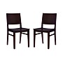 Linon Home Décor Products Devin Side Chair, Brown, 2/Set (AC100BRN02ASU)~#|#~sp323288187_sc7