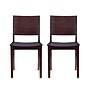 Linon Home Décor Products Devin Side Chair, Brown, 2/Set (AC100BRN02ASU)~#|#~sp323288188_sc7