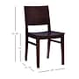 Linon Home Décor Products Devin Side Chair, Brown, 2/Set (AC100BRN02ASU)~#|#~sp323288191_sc7