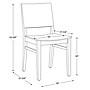 Linon Home Décor Products Devin Side Chair, White, 2/Set (AC100WHT02ASU)~#|#~sp323288210_sc7