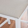 Linon Home Decor Products Flynn Counter Stool, White Upholstered, 2-Pieces (AC160WHTSTN02AS)~#|#~sp323288224_sc7