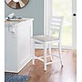 Linon Home Decor Products Flynn Counter Stool, White Upholstered, 2-Pieces (AC160WHTSTN02AS)~#|#~sp323288225_sc7