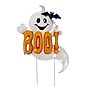 Haunted Hill Farm 2-Ft. LED Boo! Ghost Stake Sign, Indoor & Covered Outdoor, Battery Operated, White (HHMT024GHOST-WHT)~#|#~sp323363668_sc7