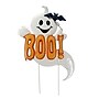 Haunted Hill Farm 2-Ft. LED Boo! Ghost Stake Sign, Indoor & Covered Outdoor, Battery Operated, White (HHMT024GHOST-WHT)~#|#~sp323363675_sc7