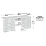 Sauder Select Craft & Sewing Cart, Cinnamon Cherry (411615)~#|#~sp323423578_sc7