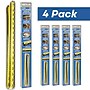 Victor Technology Zip Stick 72" Imperial/Metric Folding Ruler, Stainless Steel, Yellow/Black, 4/Pack (EZSTK72YP-4PK)~#|#~sp323423604_sc7