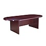 Boss Office Products Laminate Collection 95"W x 43"D Racetrack Conference Table, Mahogany (N136-M)~#|#~sp323423809_sc7