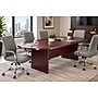 Boss Office Products Laminate Collection 95"W x 43"D Racetrack Conference Table, Mahogany (N136-M)~#|#~sp323423810_sc7