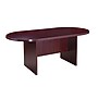 Boss Office Products Laminate Collection 71"W x 35"D Racetrack Conference Table, Mahogany (N135-M)~#|#~sp323423873_sc7