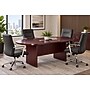 Boss Office Products Laminate Collection 71"W x 35"D Racetrack Conference Table, Mahogany (N135-M)~#|#~sp323423879_sc7