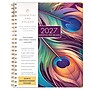 2027 Excello Brands 9.3" x 11" Weekly & Monthly Planner, Paperboard Cover, Pastel Peacock (ESPRO-DLX-CY27-8511-61)~#|#~sp323658165_sc7