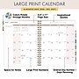 2027 Excello Brands 9.3" x 11" Weekly & Monthly Planner, Paperboard Cover, Teal Floral (ESPRO-DLX-CY27-8511-17)~#|#~sp323658166_sc7