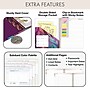 2027 Excello Brands 9.3" x 11" Weekly & Monthly Planner, Paperboard Cover, Pastel Peacock (ESPRO-DLX-CY27-8511-61)~#|#~sp323658169_sc7