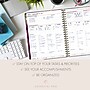 2027 Excello Brands 9.3" x 11" Weekly & Monthly Planner, Paperboard Cover, Pastel Peacock (ESPRO-DLX-CY27-8511-61)~#|#~sp323658170_sc7