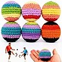 ThinkKool Handcrafted Crochet Footbag, Assorted Colors (CRBAG)~#|#~sp323658221_sc7