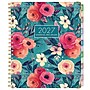 2027 Excello Brands 9.3" x 11" Weekly & Monthly Planner, Paperboard Cover, Teal Floral (ESPRO-DLX-CY27-8511-17)~#|#~sp323658273_sc7