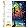 2027 Excello Brands 9.3" x 11" Weekly & Monthly Planner, Paperboard Cover, Black Tree Seasons (ESPRO-DLX-CY27-8511-32)~#|#~sp323658304_sc7