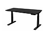 Uncaged Ergonomics Rise Up 60"W Electric Rectangular Adjustable Bamboo Standing Desk, Black (RUBBK)~#|#~sp323658328_sc7