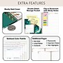 2027 Excello Brands 9.3" x 11" Weekly & Monthly Planner, Paperboard Cover, Teal Gold Marble (ESPRO-DLX-CY27-8511-54)~#|#~sp323658339_sc7